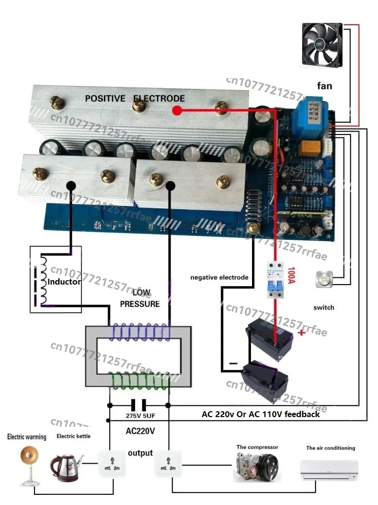 12v 24v 36v 48V 60v 72v DC to  - Pure Sine Wave Inverter Board 24V 48V review and price