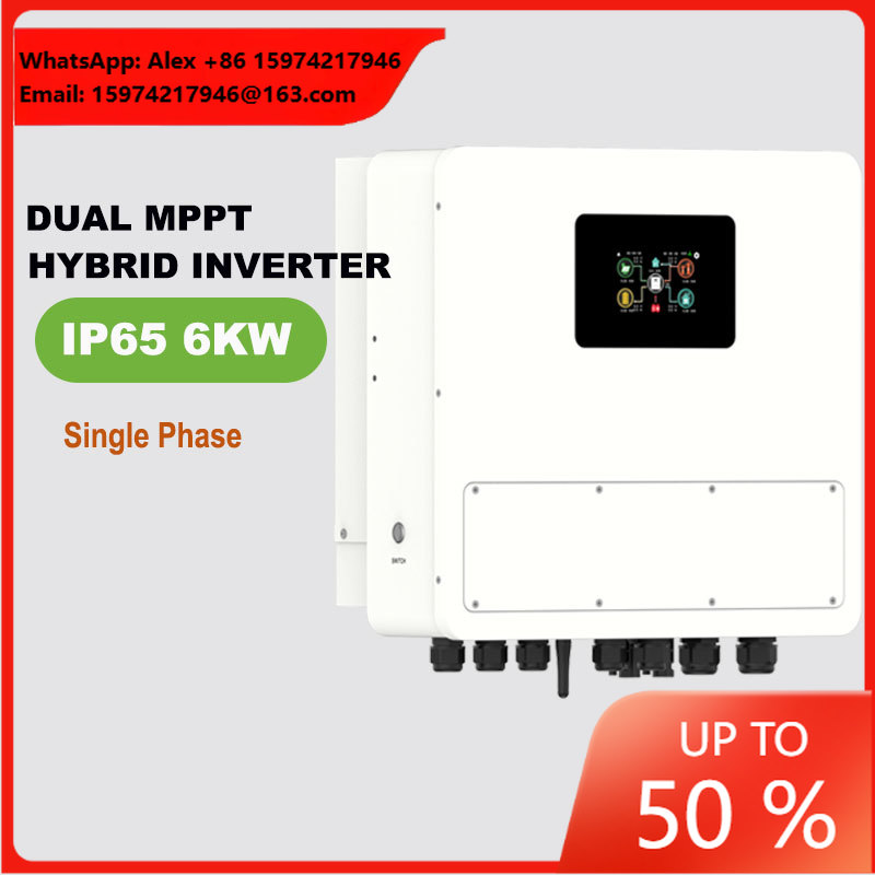 IP65 48V 6KW Single Phase Low  - Off Grid Solar Inverter 48V 6000W review and price