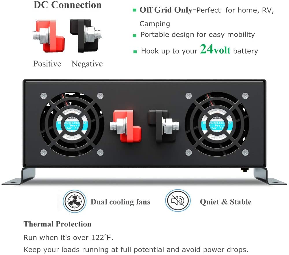 Pure Sine Wave Inverter 3000W  - Inverter Pure Sine Wave 60Hz 120V 3000W review and price