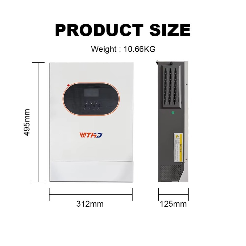 6.2KW Single Phase Off Grid On - Off Grid Solar Inverter 48V 6000W review and price