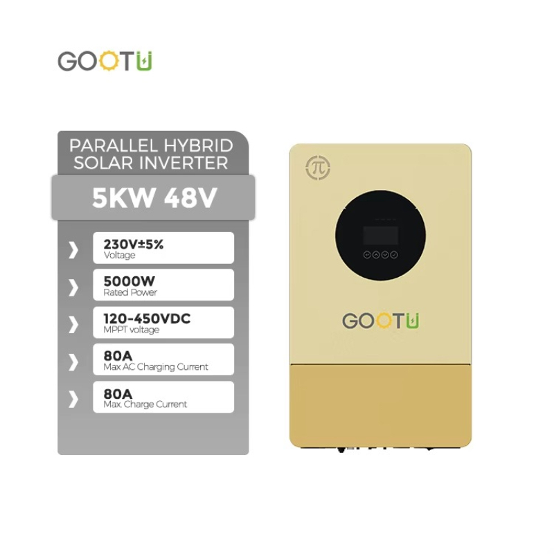 Gootu New 48V Hybrid Solar Inv - Parallel Solar Inverter 48V 5000W Mppt review and price