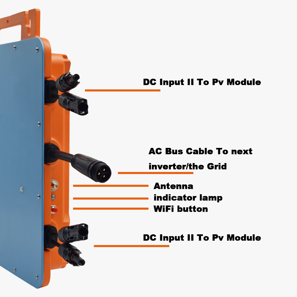 Black GT Die Cast Aluminum 140 - Micro Inverter 1400W Solar Grid Tie review and price