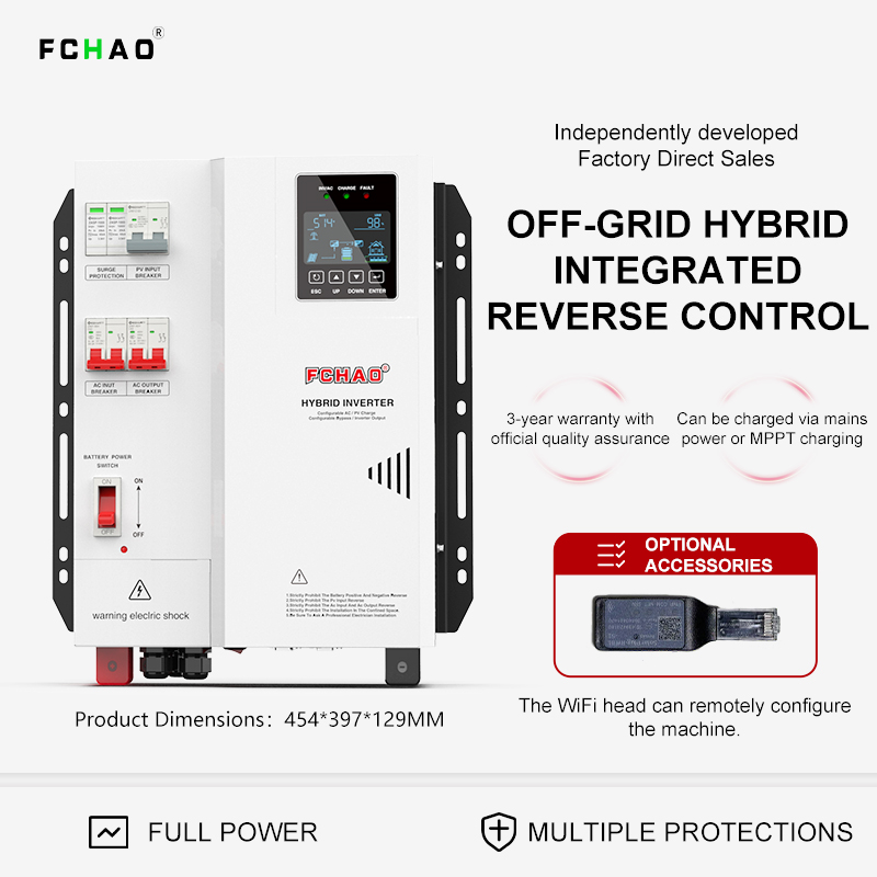 Fchao Solar Hybrid Inverter 3K - Hybrid Solar Inverter 5.5Kw Mppt 48V review and price