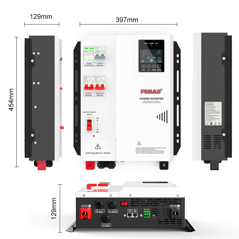 Fchao Solar Hybrid Inverter 3K - Hybrid Solar Inverter 5.5Kw Mppt 48V review and price