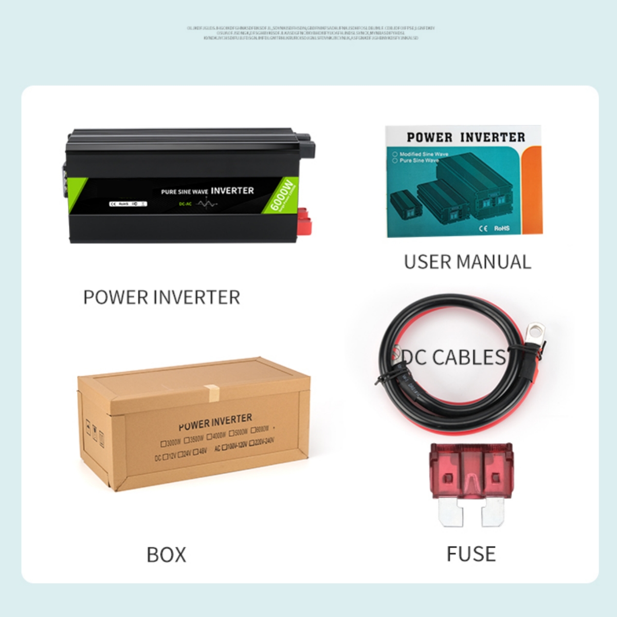 Myami 5000w 12v 24v 48v Dc To  - Pure Sine Wave Inverter 5000W 48V 220V review and price