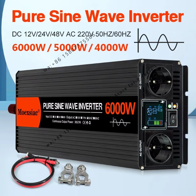 Moexsiac Pure Sine Wave Solar  - Pure Sine Wave Inverter 5000W 48V 220V review and price