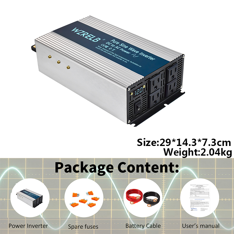 3000W Pure Sine Wave Inverter  - Inverter Pure Sine Wave 60Hz 120V 3000W review and price