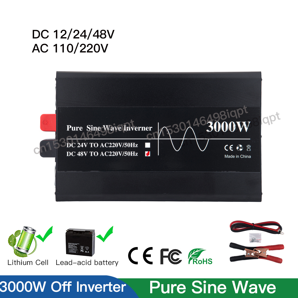 3000W 12V 24V 48V Off Grid Tie - Lifepo4 Solar Inverter 24V 3000W review and price