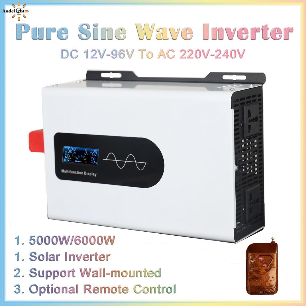 Pure Sine Wave Inverter 12v 22 - Off Grid Solar Inverter 48V 6000W review and price