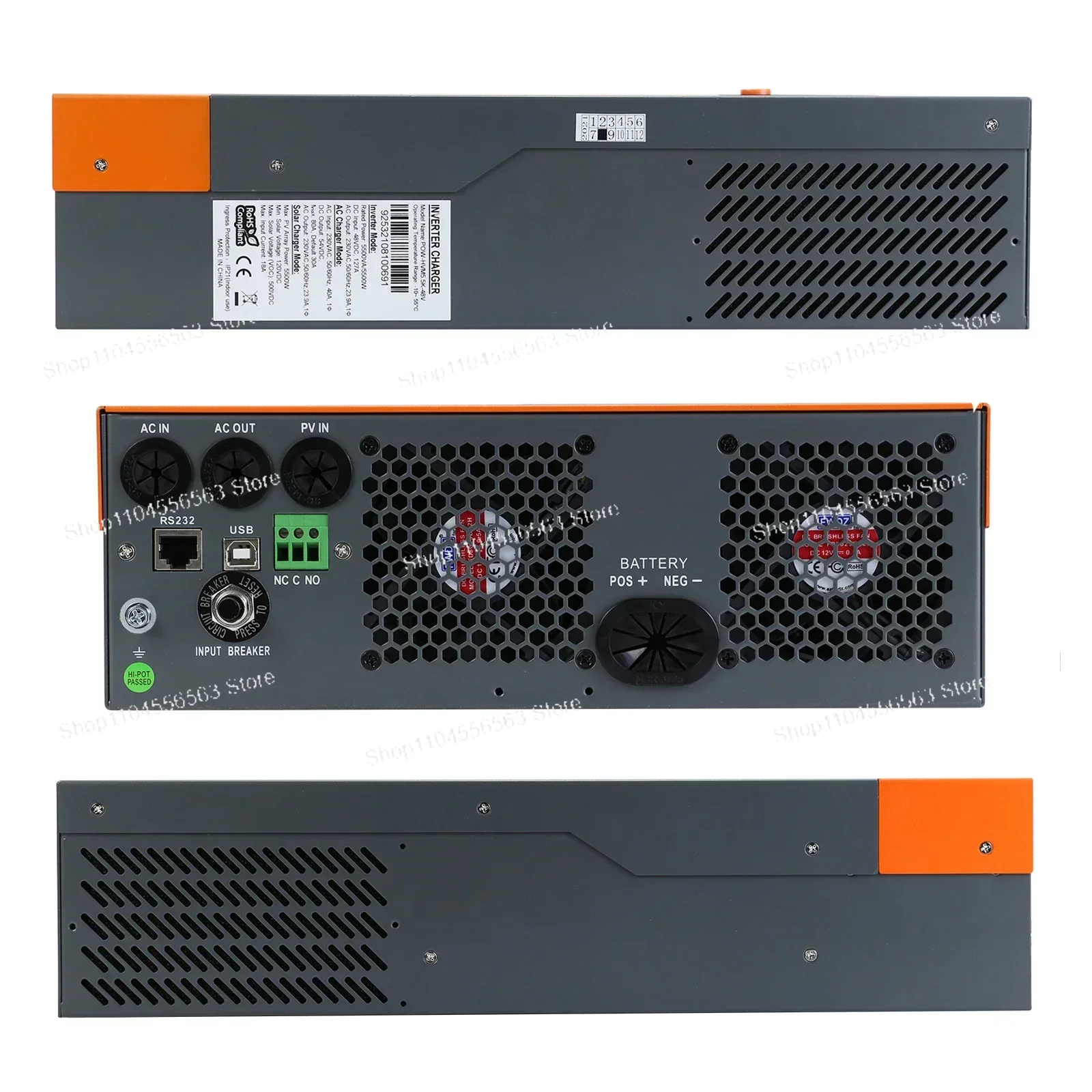 5.5KW 3-Phase Hybrid Solar Inv - Hybrid Solar Inverter 5.5Kw Mppt 48V review and price