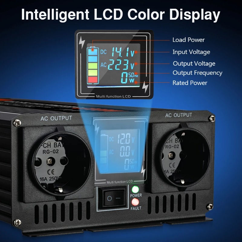 Pure Sine Wave Solar Inverter  - Pure Sine Wave Inverter 5000W 48V 220V review and price