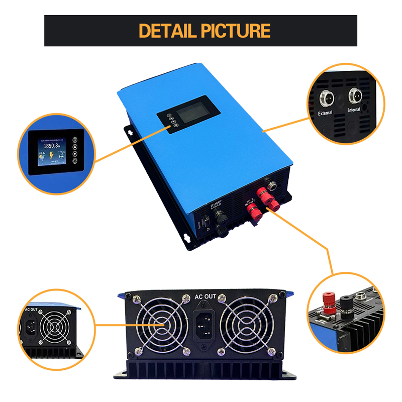1000W 2000W Wind Power Grid Ti - Grid Tie Inverter Limiter 2000W review and price