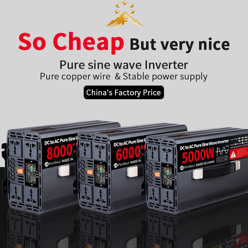 5KW 6KW 8KW Pure Sine Wave Off - Pure Sine Wave Inverter 5000W 48V 220V review and price