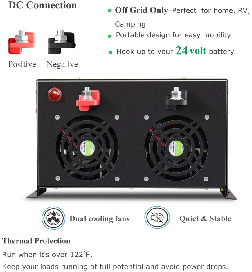 Off Grid Pure Sine Wave Solar  - Pure Sine Wave Inverter 5000W 48V 220V review and price