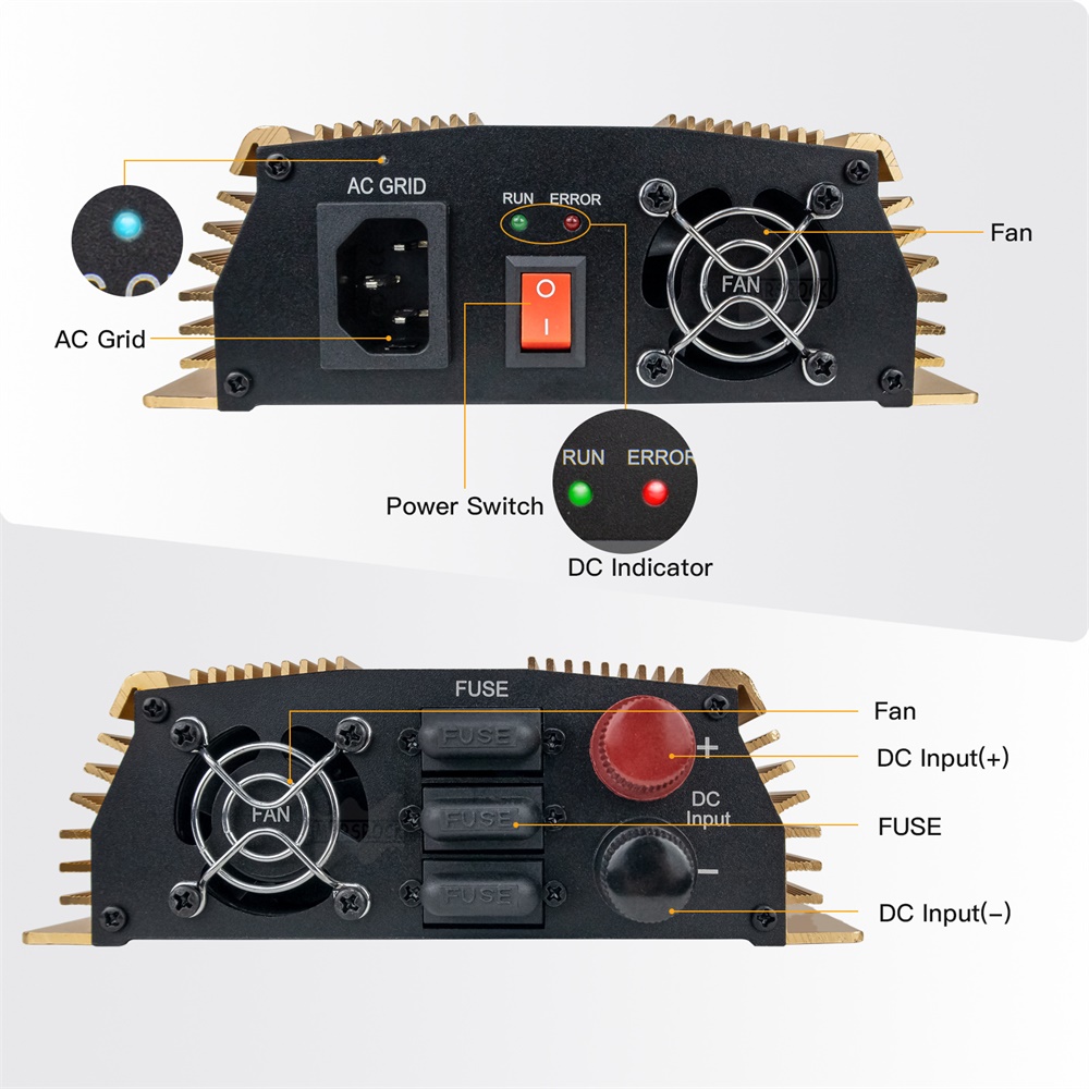 1400W 10.5 - 50VDC to AC90 - 1 - Micro Inverter 1400W Solar Grid Tie review and price