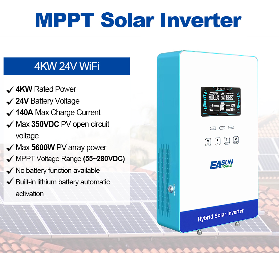EASUN POWER 4KW 110V Off Grid  - Grid Tie Inverter Limiter 2000W review and price