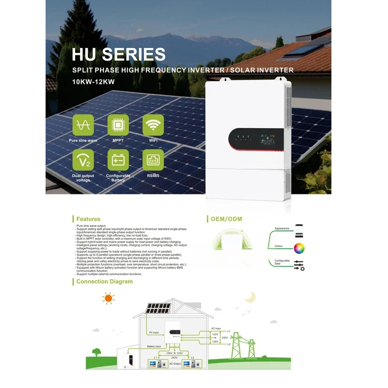 HU Series Split Phase 110V/220 - Split Phase Inverter 10Kw 110V 220V review and price