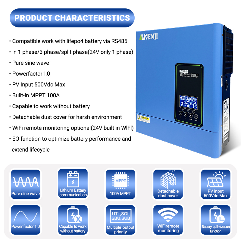 24V 3000W 120V off grid solar  - Inverter Pure Sine Wave 60Hz 120V 3000W review and price