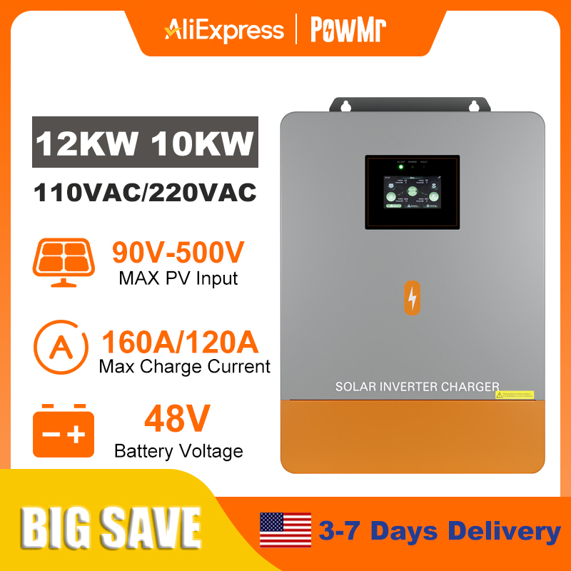 PowMr 12KW 10KW Split Phase In - Split Phase Inverter 10Kw 110V 220V review and price