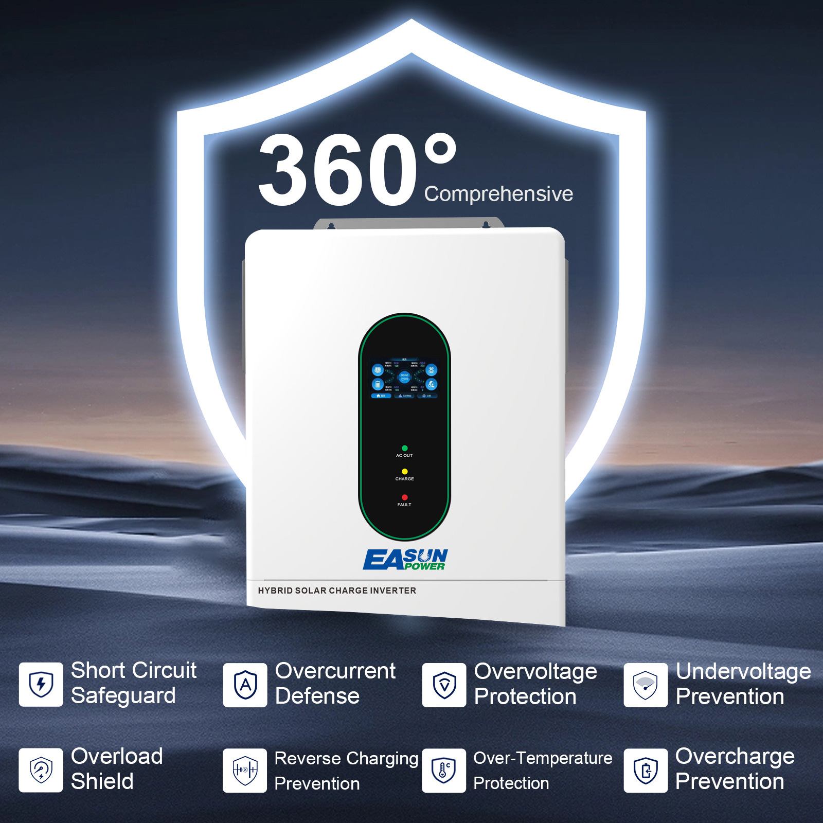 EASUN POWER 12KW Split Phase G - Grid Tie Inverter Limiter 2000W review and price