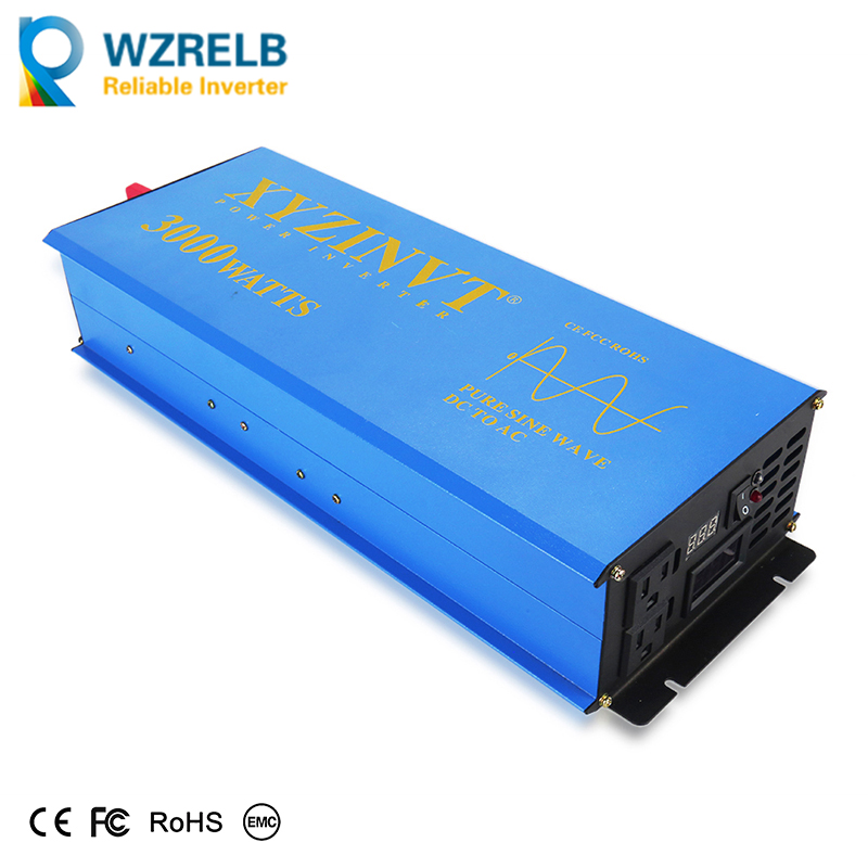 3000W Solar Power Inverter 24V - Inverter Pure Sine Wave 60Hz 120V 3000W review and price